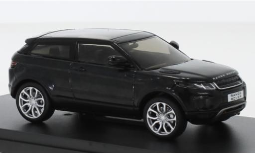 Modelauto Land Rover Range Rover Coupe Evoque metallic zwart 3-portes dunkles int&Atilde;&copy;rieur 1/43 IXO