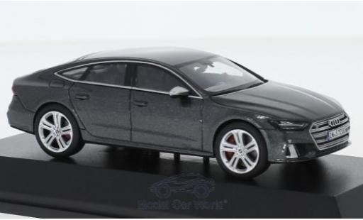 Modelauto Audi S7 sportback metallic grijs 2019 1/43 Jadi
