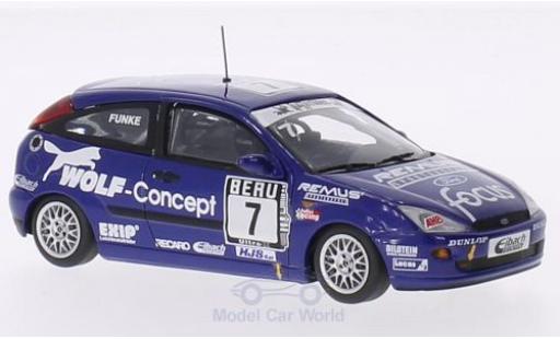 Modelauto Ford Focus RS WRC DTC No.7 Wolf-Concept DTC M.Funke 1/43 Minichamps