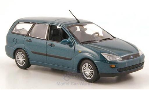 Modelauto Ford Focus Turnier MkI metallic groen 1999 1/43 Minichamps