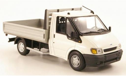 Modelauto Ford Transit Pritsche laadbak wit 2000 sans Vitrine 1/43 Minichamps