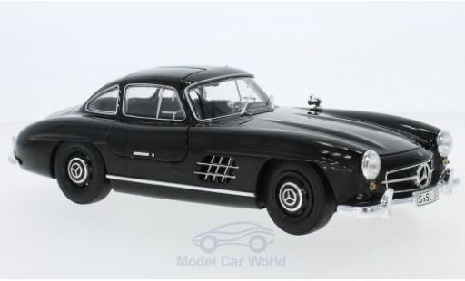 Modelauto Mercedes 300 Base (W198) zwart 1954 1/18 Minichamps