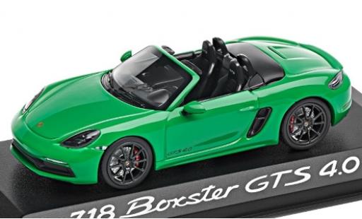 Modelauto Porsche 718 GTS 4.0 (982) groen 2020 1/43 Minichamps