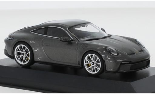 Modelauto Porsche 911 GT3 Touring grijs/zwart 2021 1/43 Minichamps