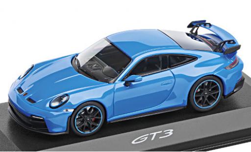 Modelauto Porsche 911 GT3 blauw 2021 1/43 Minichamps