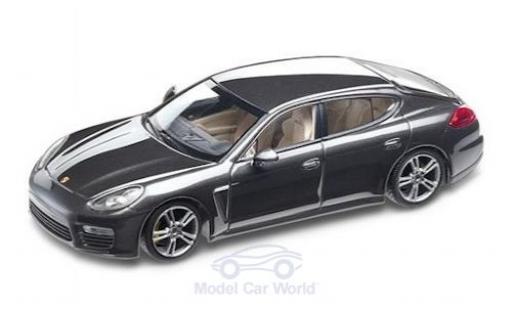 Modelauto Porsche Panamera Turbo S metallic grijs 1/43 Minichamps