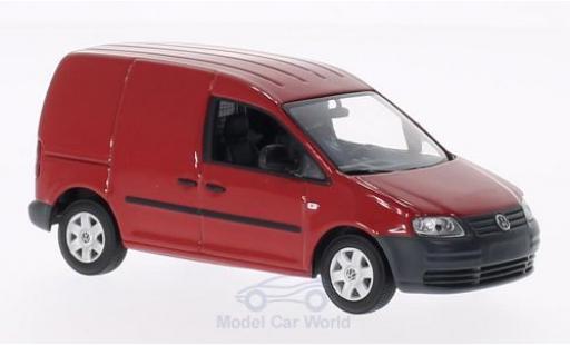 Modelauto Volkswagen Caddy Base rood 2004 1/43 Minichamps