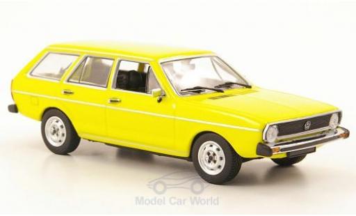 Modelauto Volkswagen Passat B1 I Variant (Typ 33) geel 1974 1/43 Minichamps