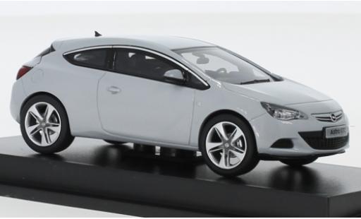 Modelauto Opel Astra GTC J metallic grijs 2012 1/43 Motorart