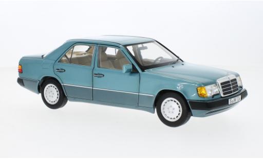 Modelauto Mercedes 230 Base E (W124) metallic turquoise 1989 1/18 I Norev