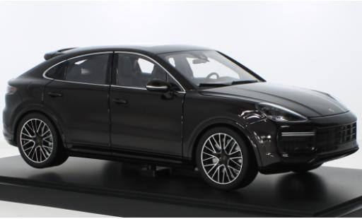 Modelauto Porsche Cayenne Turbo Coupe metallic bruin 2019 1/18 Norev