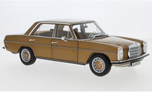 Modelauto Mercedes 200 Base /8 (W115) metallic bruin 1968 1/18 Norev