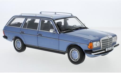 Modelauto Mercedes 200 Coupe T (S123) metallic blauw 1980 1/18 Norev