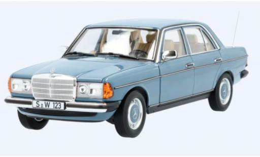 Modelauto Mercedes 200 Coupe (W123) blauw 1/18 Norev