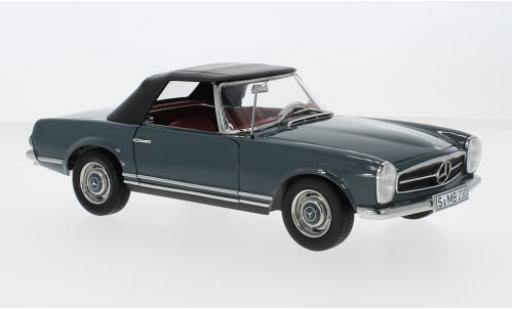 Modelauto Mercedes 230 Base SL (W113) grijs 1963 1/18 I Norev