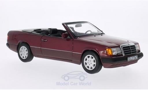 Modelauto Mercedes 300 Coupe CE-24 (A124) rood Softtop zum aufsetzen liegt bei 1/18 Norev