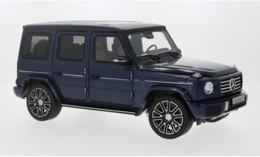 Modelauto Mercedes Classe G AMG Line (W465) blauw 1/18 I Norev