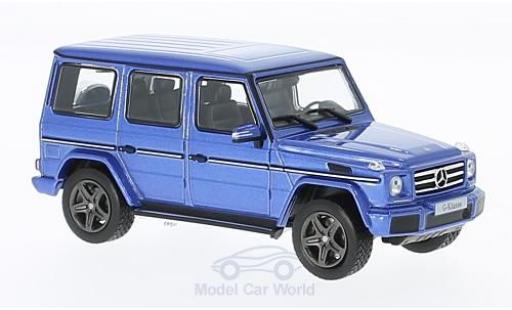 Modelauto Mercedes Classe G Base (W463) metallic blauw 1/43 Norev