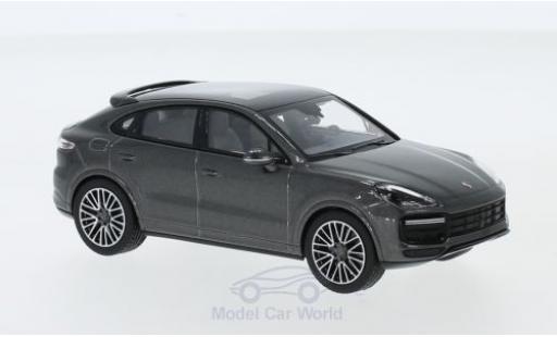 Modelauto Porsche Cayenne S Coupe metallic grijs 2019 1/43 Norev