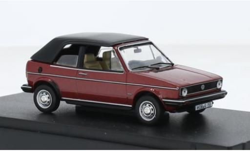 Modelauto Volkswagen Golf Cabriolet I metallic rood 1978 1/43 I Norev
