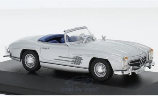 Modelauto Mercedes 300 Roadster SL (W198) grijs 1957 1/43 Pct