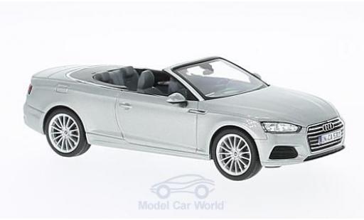 Modelauto Audi A5 cabriolet grijs 2016 1/43 Spark