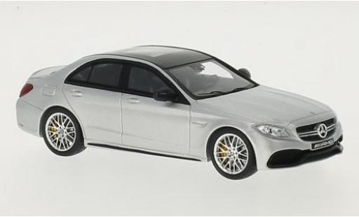 Modelauto Mercedes C AMG C 63 S (W205) mat-grijs 1/43 Spark