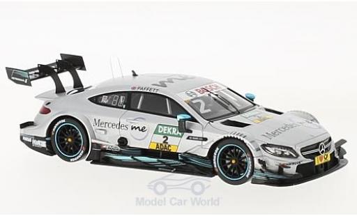 Modelauto Mercedes C DTM AMG C63 No.2 2017 G.Paffett 1/43 Spark