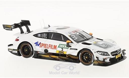 Modelauto Mercedes C DTM AMG C63 No.3 TV Spielfilm 2017 P.Di Resta 1/43 Spark