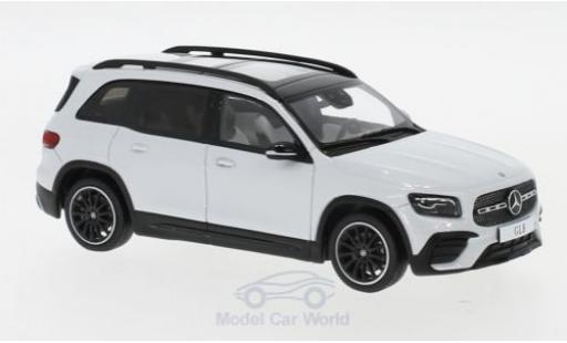 Modelauto Mercedes GLB Base (X247) metallic wit 2019 1/43 Spark