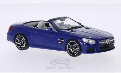 Modelauto Mercedes SL Base (R231) blauw 2016 Softtop liegt bei Facelift 1/43 Spark
