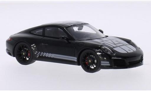 Modelauto Porsche 911 S Carrera Endurance Racing Edition zwart/Dekor 2016 1/43 Spark