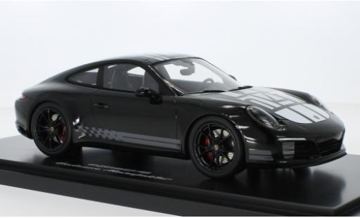 Modelauto Porsche 911 S Carrera Endurance Racing Edition zwart/Dekor Intelligent Performance 2016 avec Vitrine 1/18 Spark