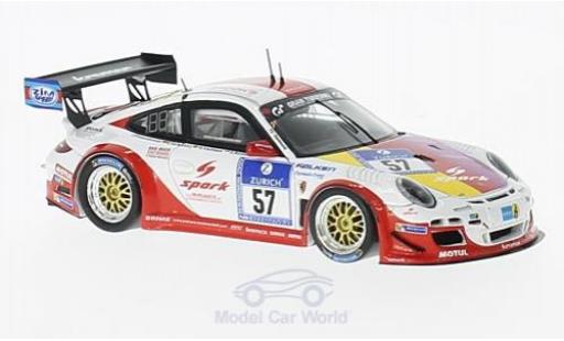 Modelauto Porsche 911 GT3 No.57 Kremer Racing 24h N&Atilde;&frac14;rburgring 2016 E.Baunach/W.Kaufmann/E.Salewsky/P.Haezebrouck 1/43 Spark