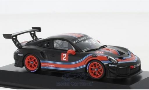 Modelauto Porsche 911 GT2 RS ( II) Clubsport mat-zwart/Dekor 1/43 Spark