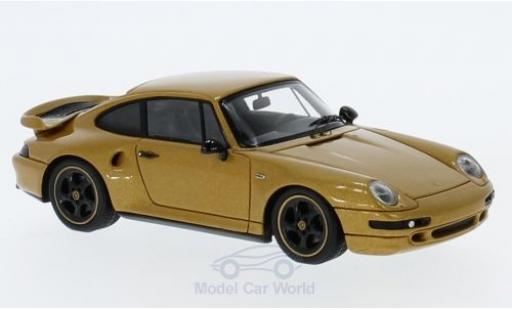 Modelauto Porsche 911 Turbo Classic Series gold 1/43 Spark