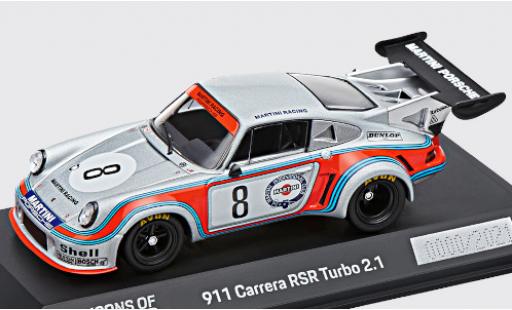Modelauto Porsche 911 Turbo Carrera RSR 2.1 No.8 Martini Racing System Martini 1000km N&Atilde;&frac14;rburgring 1974 H.M&Atilde;&frac14;ller/G.van Lennep 1/43 Spark