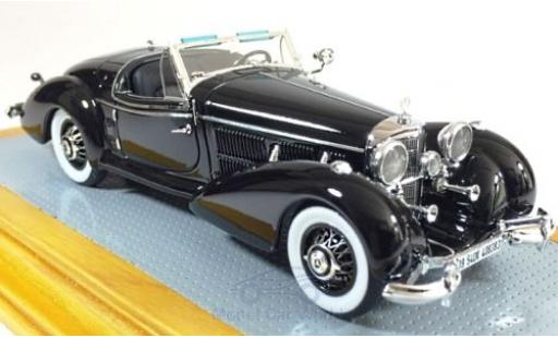 Modelauto Mercedes 540 Roadster K Spezial zwart 1939 sn408383 1/43 Ilario