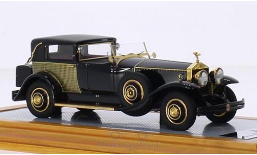 Modelauto Rolls Royce Phantom Riviera Town Brougham I Brewster zwart/Dekor RHD 1929 snS390LR 1/43 Ilario