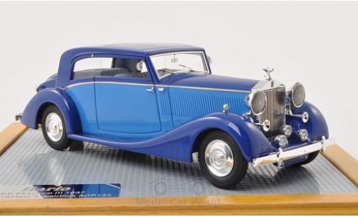 Modelauto Rolls Royce Phantom Vesters & Neirinck III Coupe blauw/blauw 1937 1/43 Ilario