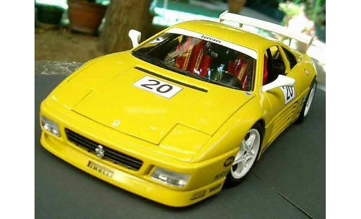 Ferrari 348 TB 1/18 Burago race car modelauto