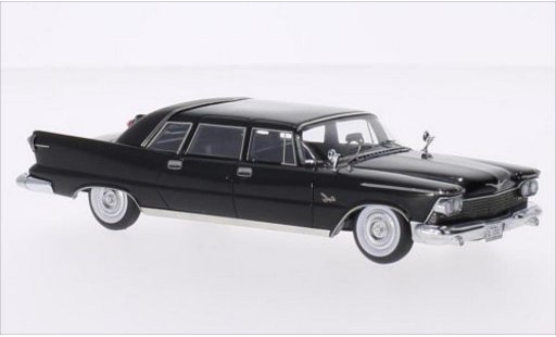 Imperial Crown Ghia 1/43 GLM Sedan mat-zwart 1958 modelauto