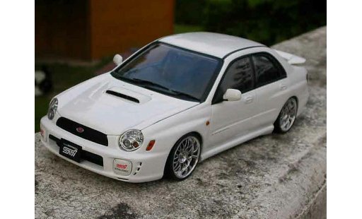 Subaru Impreza WRX 1/18 Autoart STI jantes roja modelauto