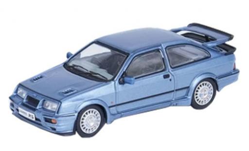 Modelauto Ford Sierra RS 500 Cosworth metallic blauw RHD 1986 1/64 INNO64