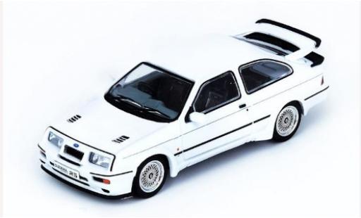 Modelauto Ford Sierra RS 500 Cosworth wit RHD 1986 1/64 INNO64