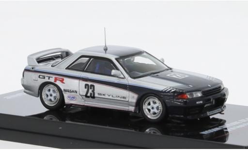 Modelauto Nissan Skyline R32 GT-R () Gr.A d/blauw fonc&Atilde;&copy; RHD 1/64 INNO64