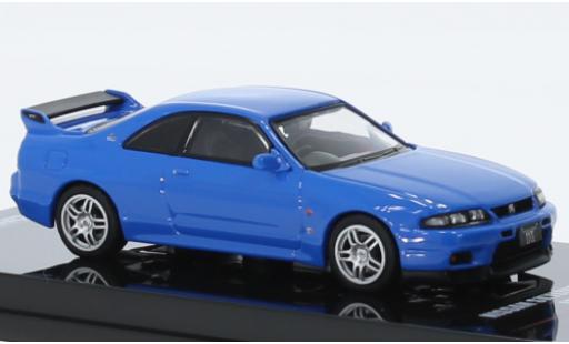 Modelauto Nissan Skyline R33 GT-R () LM beperkt blauw RHD 1/64 INNO64