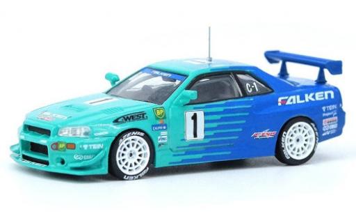 Modelauto Nissan Skyline R34 GT-R () RHD Falken Super Taikyu 2001 1/64 INNO64