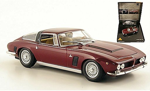 ISO Grifo Base 1/43 Minichamps met. rood in Prasentationsbox 1968 modelauto