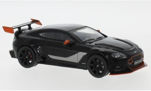 Modelauto Aston Martin Vantage coupe GT 12 zwart/oranje 2015 1/43 IXO